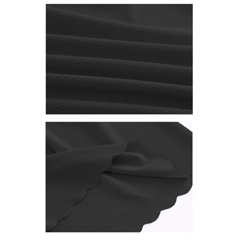 Quần bầu đùi mặc trong váy cạp chéo thiết kế viền lượn sóng chất cotton tăm co giãn mềm đẹp DV4210