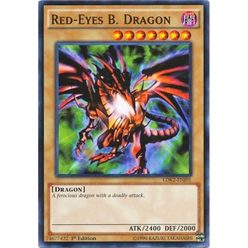 Thẻ bài: Red-Eyes B. Dragon - LDK2-ENJ01 - Common 1st Edition