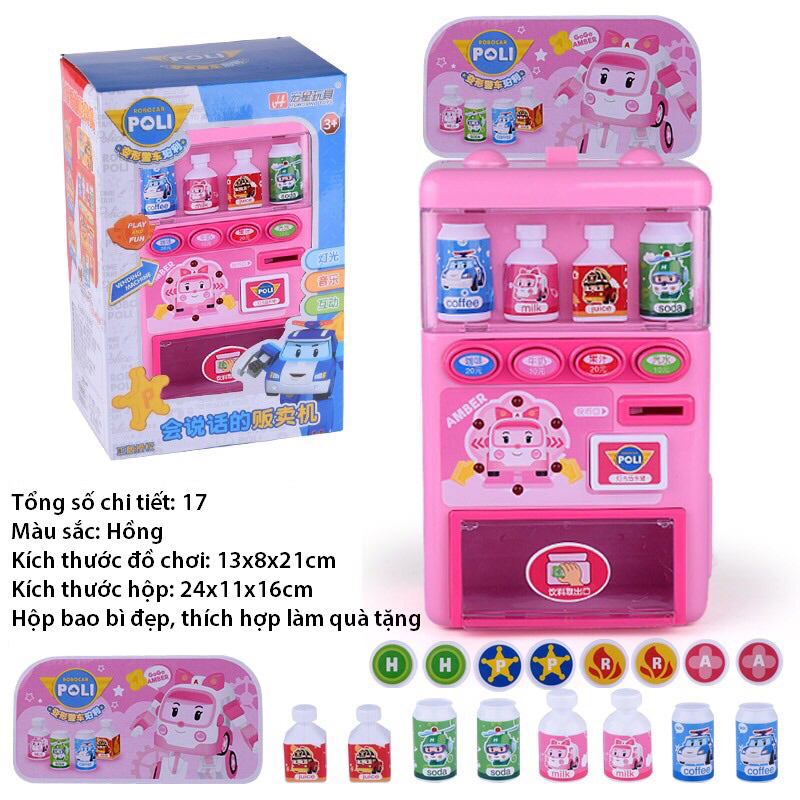 Đồ Chơi Máy Bán Nước Tự Động Trẻ Em BBS. Đồ Chơi Máy Bán Hàng Thông Minh Cho Bé Trai Bé Gái