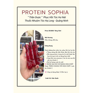 Protein phục hồi tóc hư nát Sophia