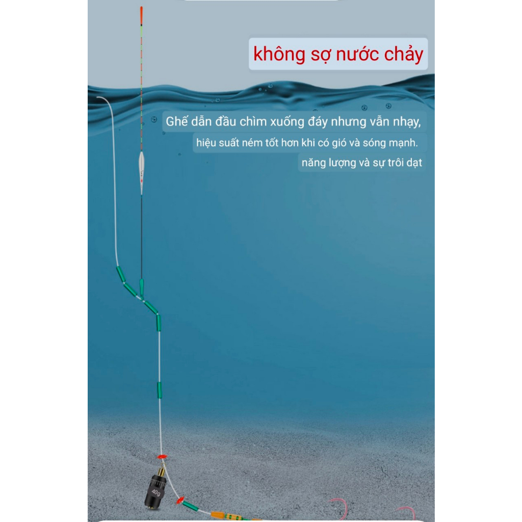KhaLy Chì Chạy Câu Đáy , Chì Chạy Chuyên Cá Nhát Đủ Size Số PK-51