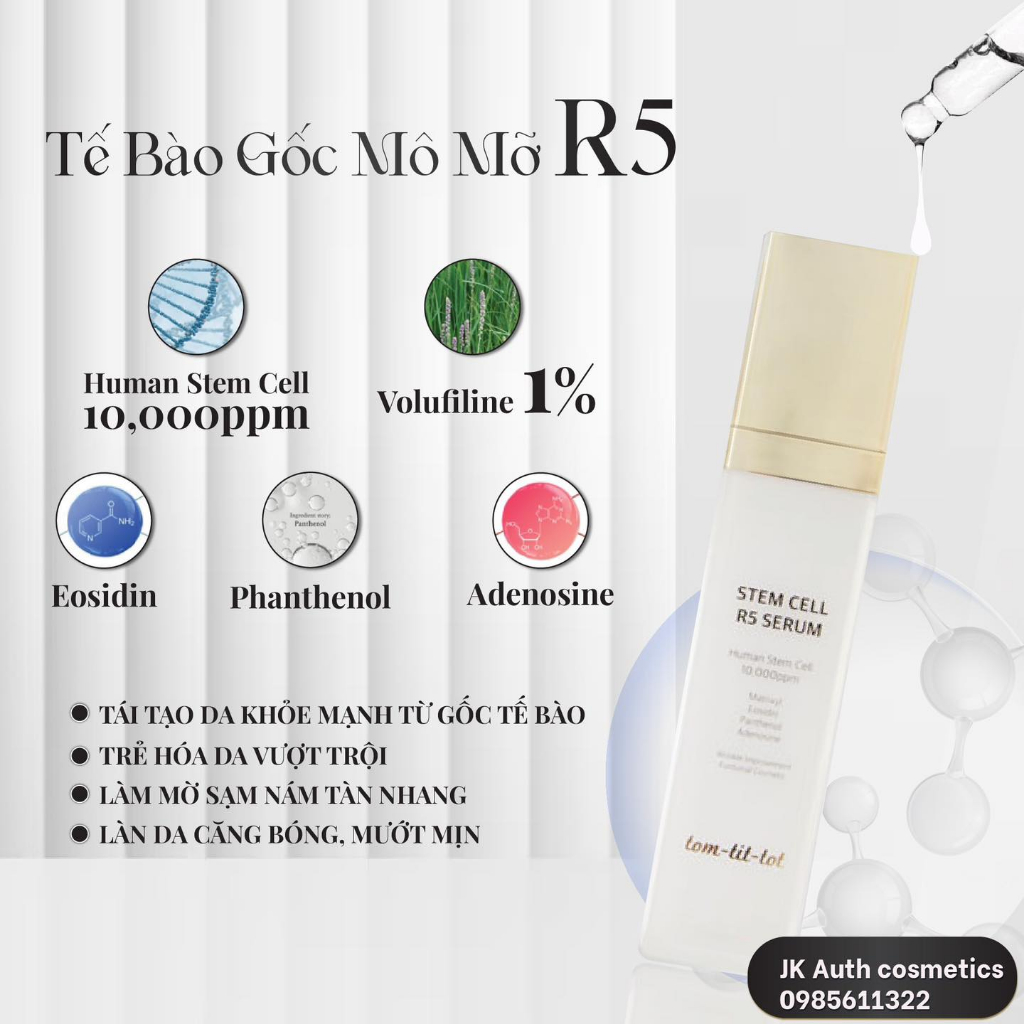 Serum tế b.ào gốc Stem Cell R5 - Tom-Tit-Tot/ 50ml