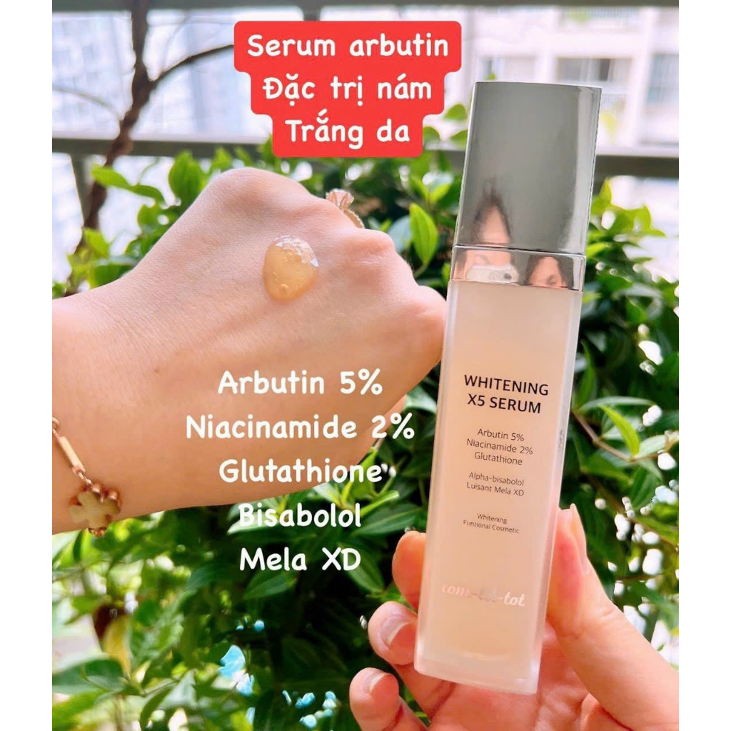 Serum Whiterning X5 Tom-Tit-Tot Dưỡng trắng, mờ nám 50ml