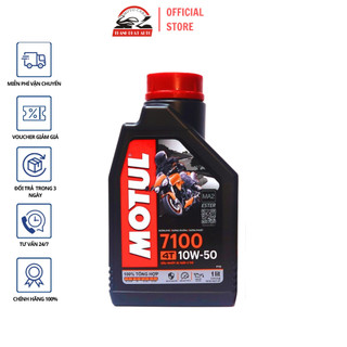Nhớt tổng hợp cao cấp cho mô tô PKL xe máy Motul 7100 4T 10W50/10W40
