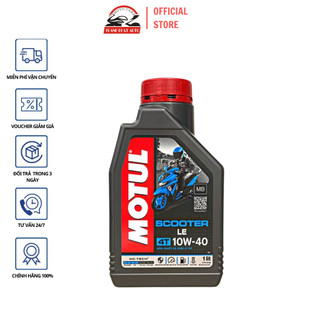 Nhớt dùng cho xe tay ga cao cấp Motul Scooter Le 10W40 1L
