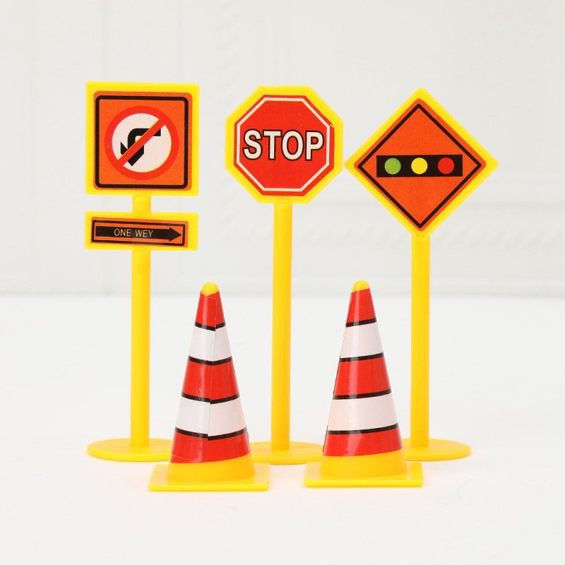 - Biển báo giao thông -Trang trí bánh sinh nhật bánh kem