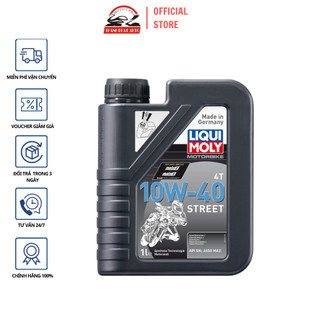 NHỚT CAO CẤP CHO XE MÁY, MOTO LIQUI MOLY MOTORBIKE STREET 4T 10W40 1L