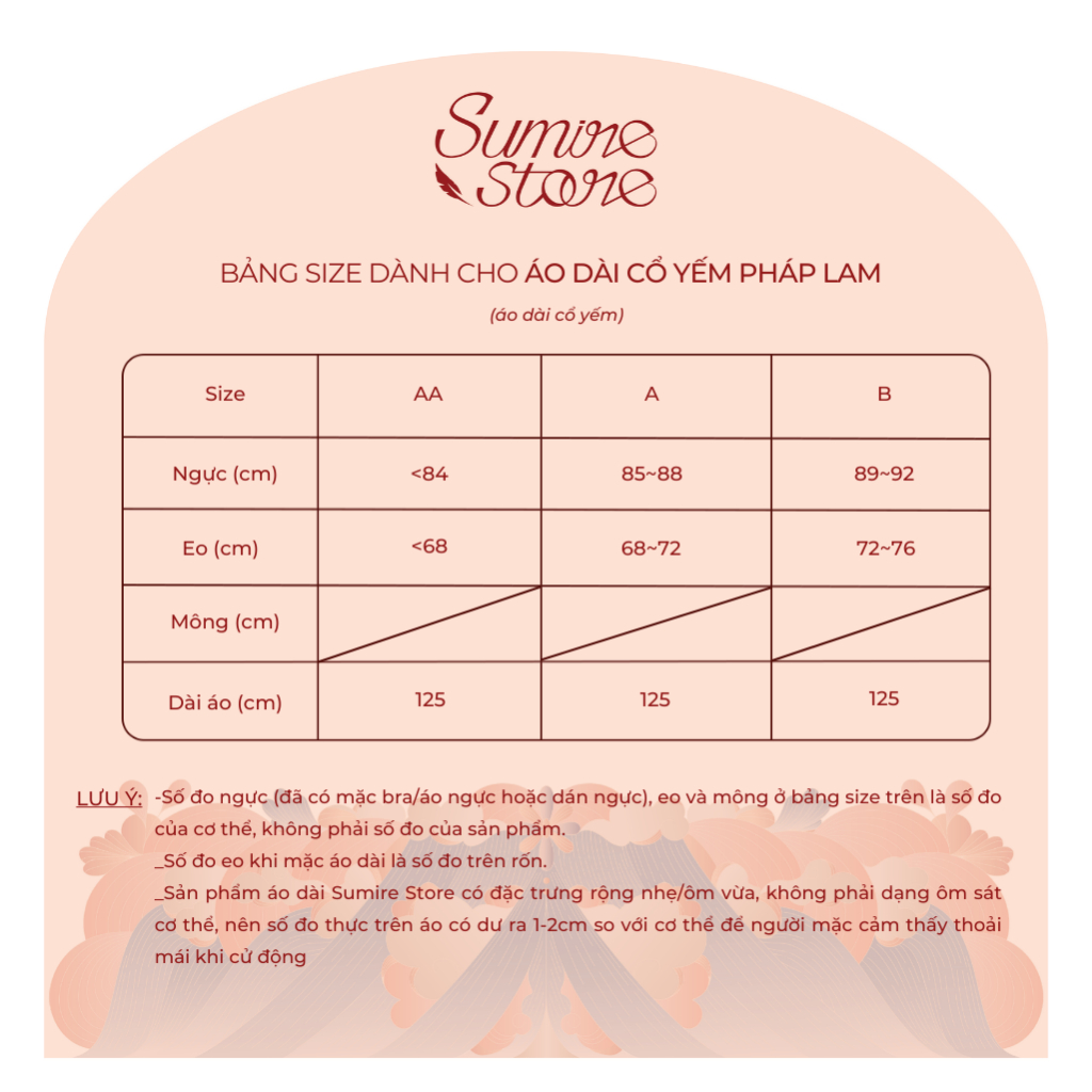 Sumire Store Áo dài cổ yếm Pháp Lam