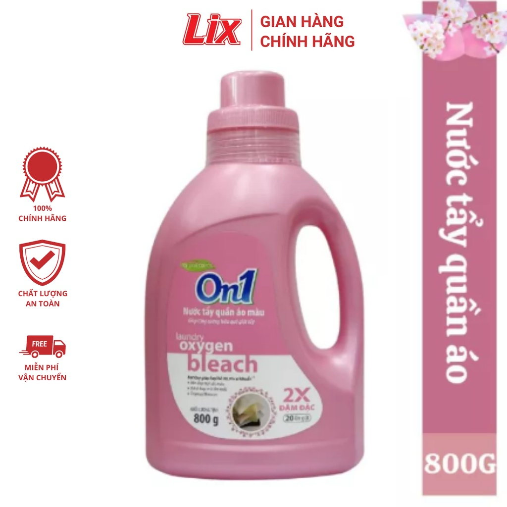 Nước tẩy quần áo On1 màu hương Tropical Blossom 400g N7602 khử mùi hôi ẩm mốc lưu hương thơm mát