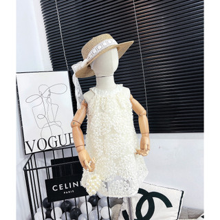 Váy cổ yếm tiểu thư - cho bé gái