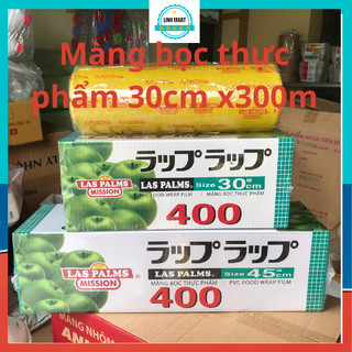 Màng bọc thực phẩm Laspalm 400 co giãn bọc thức ăn có dao cắt Linhmart