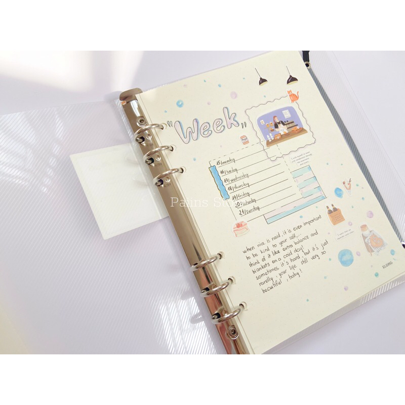 Binder sổ còng file bìa sổ còng sắt A5/B5 KLong