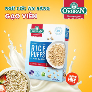  Ngũ Cốc ăn sáng gạo viên nhập khẩu Úc- Orgran Everyday Cereals Rice Puffs 300g 
