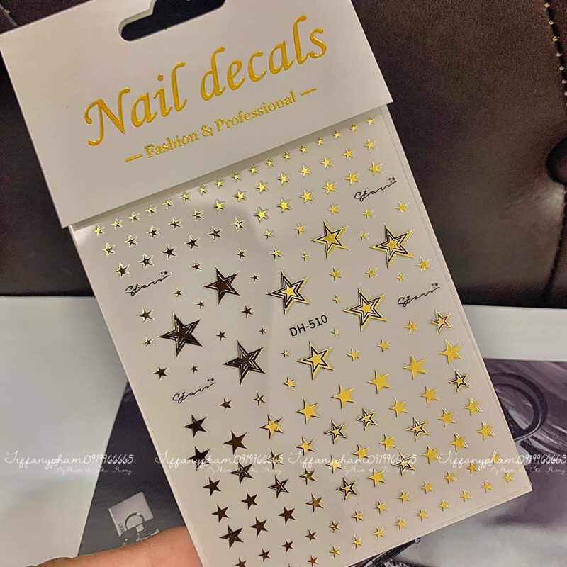 Sticker Dán Móng Hình Ngôi Sao