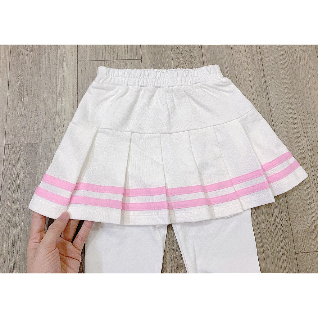 BD2319 Bộ Andiapple BG áo hồng stroke 35 quần váy