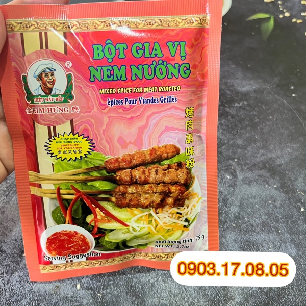 Bột gia vị nem nướng Kim Hưng