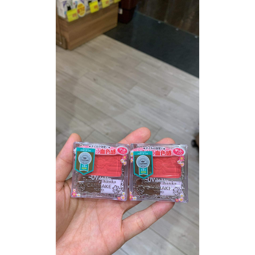 Phấn Má Canmake Powder Cheeks UV Shield Mini