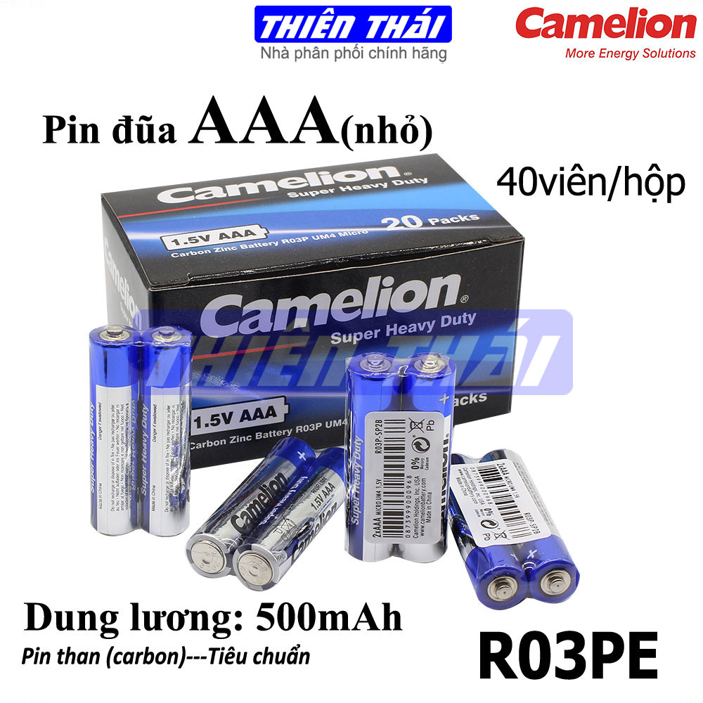 Hộp 40 viên Pin AA, AAA ,pin carbon,pin than, pin Camelion,Pin SealPower,Pin Tiểu,Pin Đũa,  1.5V