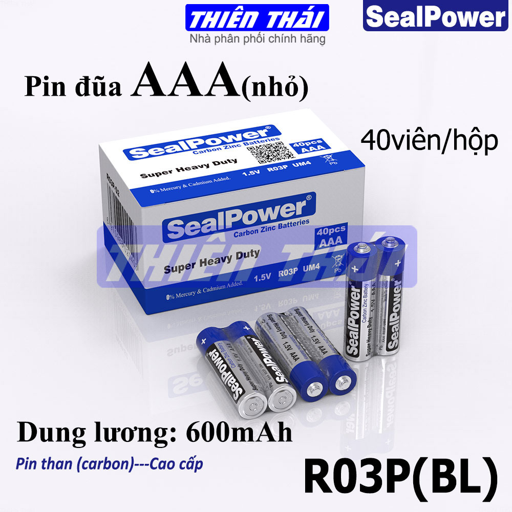 Hộp 40 viên Pin AA, AAA ,pin carbon,pin than, pin Camelion,Pin SealPower,Pin Tiểu,Pin Đũa,  1.5V