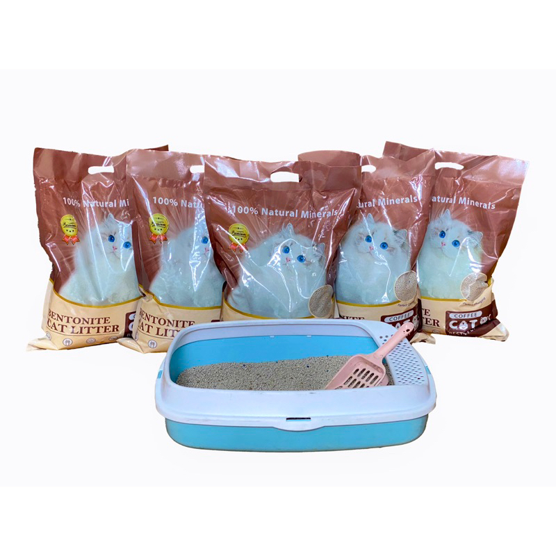 Cát mèo nhập khẩu túi 4KG giá rẻ chất lượng FREESHIP