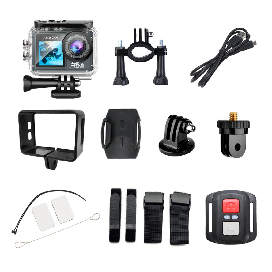 Camera Hành Trình Chống Nước Chống Rung 5K Sports Ultra HD - Camera Hành Trình Gắn Mũ Bảo Hiểm - Camera phượt thể thao