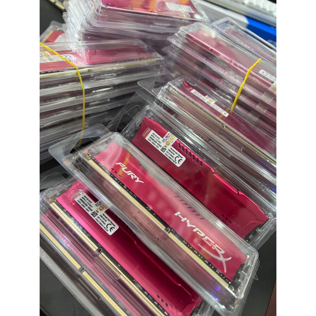 Ram PC Máy tính bàn Kingston HyperX Fury Red 8GB  DDR3 Bus 1600Mhz mới BH 36 tháng