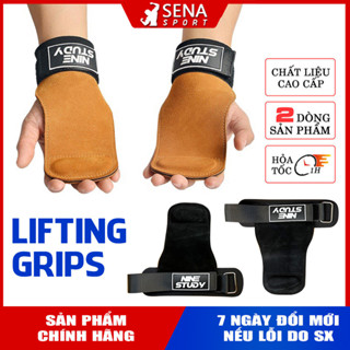 [2 Cái] Găng Tay Tập GYM, Dây kéo lưng Lifting Straps đa năng hỗ trợ tập Gym, Deadlift, lên xà, nâng tạ