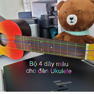 Bộ 4 dây màu cho đàn Ukulele