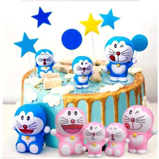 -Bộ 4 Doremon - Trang trí bánh sinh nhật bánh kem