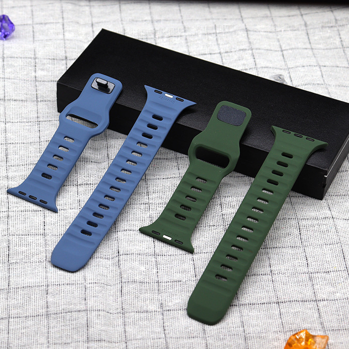 Dây Silicon Cao Su Đồng Hồ AWatch iWatch AW Series 1 2 3 3 4 5 6 7 8 9 SE Ultra Ultra2 38 40 41 42 44 45 49mm SWA DAW05