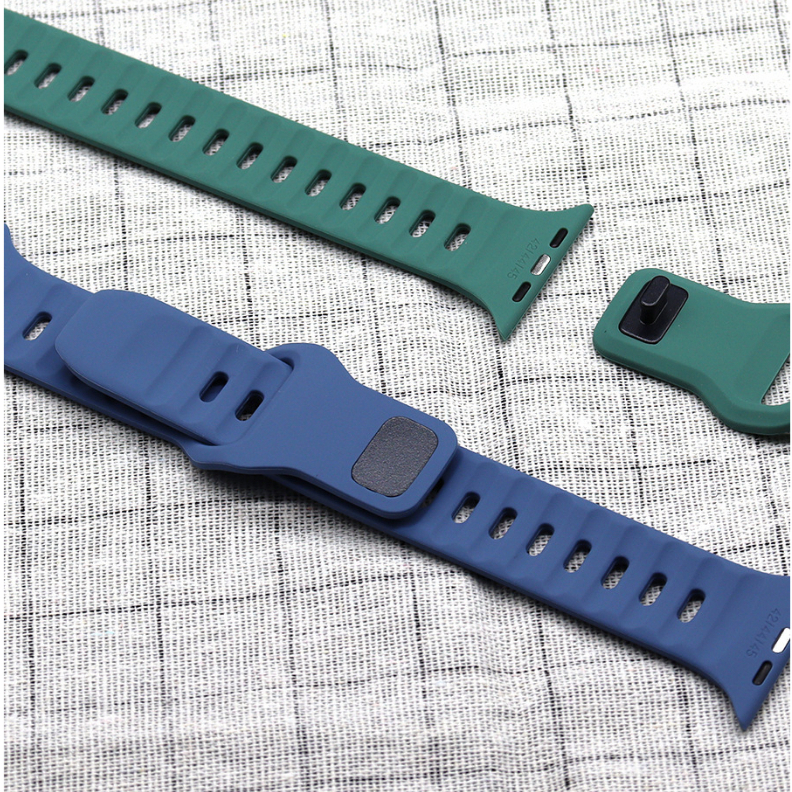 Dây Silicon Cao Su Đồng Hồ AWatch iWatch AW Series 1 2 3 3 4 5 6 7 8 9 SE Ultra Ultra2 38 40 41 42 44 45 49mm SWA DAW05