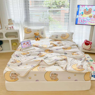 Set chiếu điều hoà latex tencel IGUN BEDDING bọc nệm kèm chăn thun lạnh
