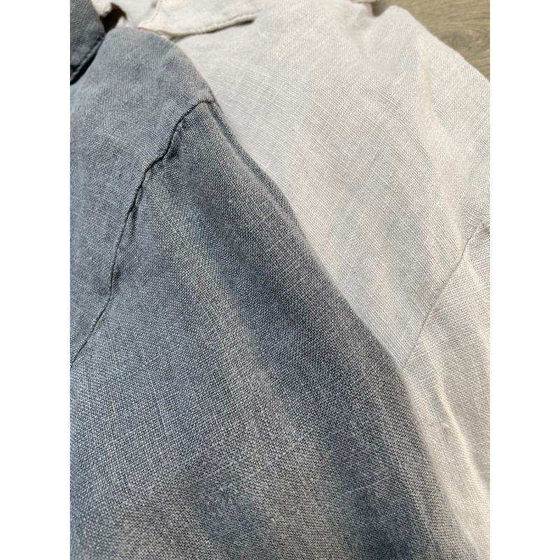 Áo sơmi linen tưng Z* R dư xịn