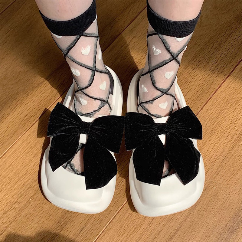 Dép nơ nhung siêu xinh size 38/39