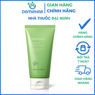 Sữa Rửa Mặt Trà Xanh Innisfree Green Tea Cleansing Foam