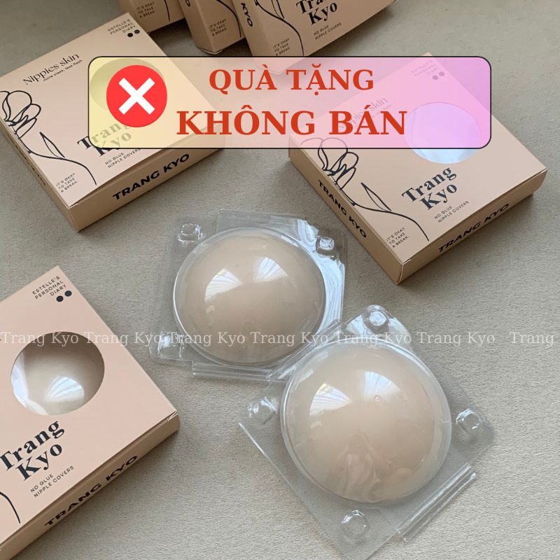 Miếng dán ngực Trang Kyo Dán Ngực Silicon Mềm Chắc Không Lộ Viền QUÀ TẶNG ĐƠN TỪ 650K