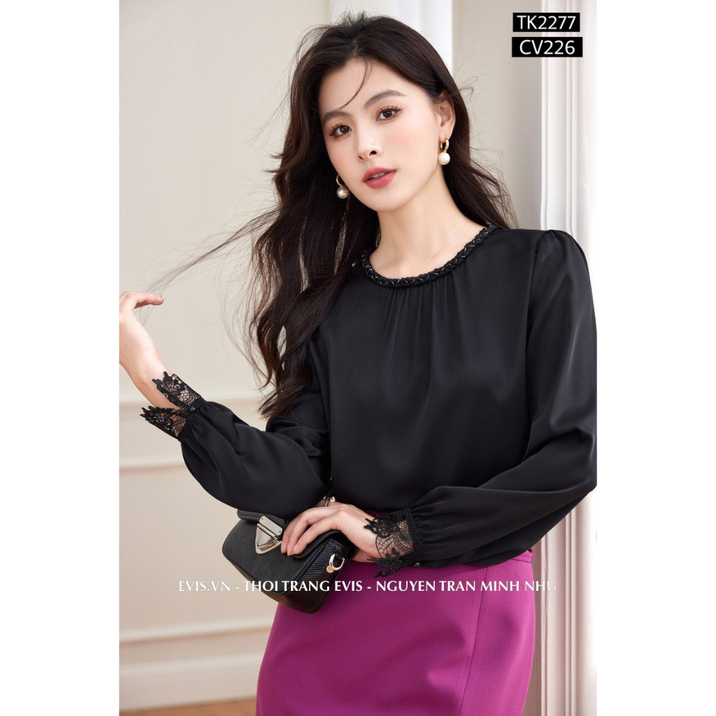 [EVIS.VN] Sơ mi  công sở cao cấp sang chảnh TK2277
