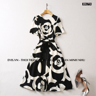 [EVIS.VN] Đầm lụa thiết kế cao cấp DL73