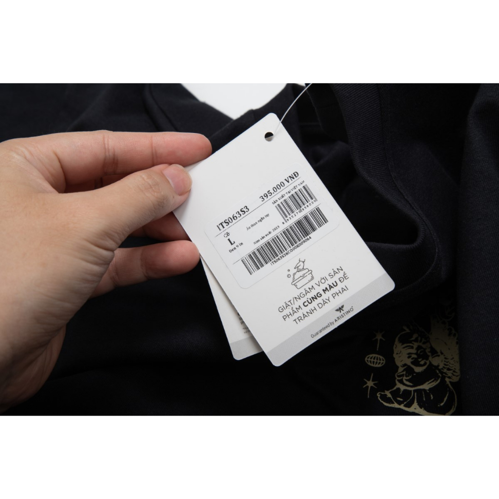 Áo thun unisex form rộng INSIDEMEN basic tay lỡ dành cho nam nữ in graphic Little Angel ITS063S3