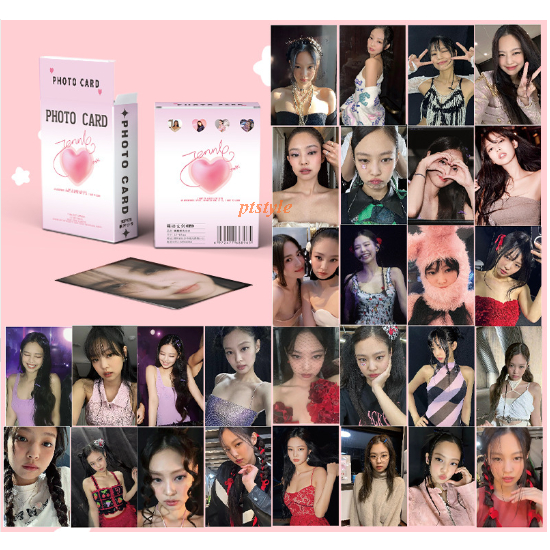 Bộ 50 tấm Photo card Hologram Blackpink bo góc 2023