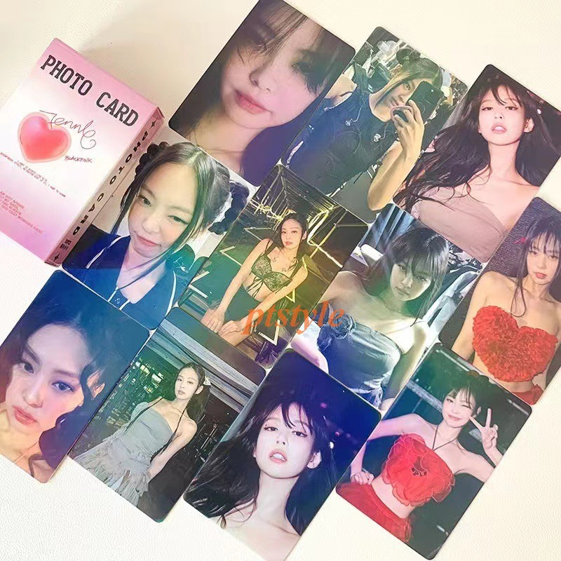 Bộ 50 tấm Photo card Hologram Blackpink bo góc 2023