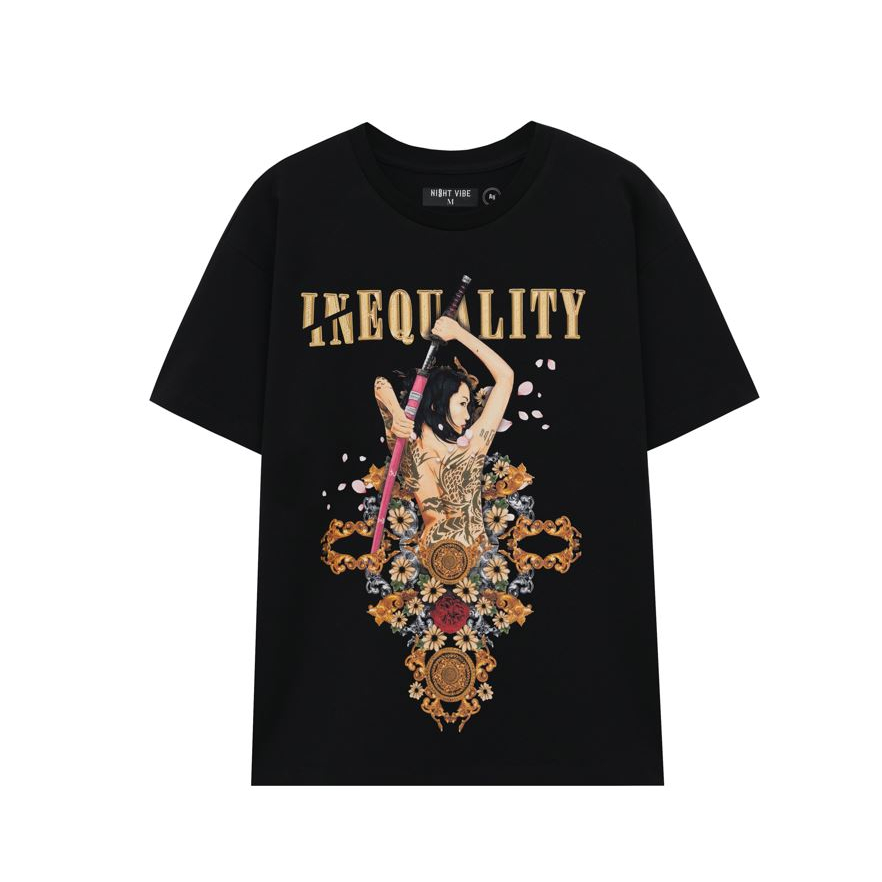 Áo thun unisex NIGHT VIBE Freedom Signature tshirt