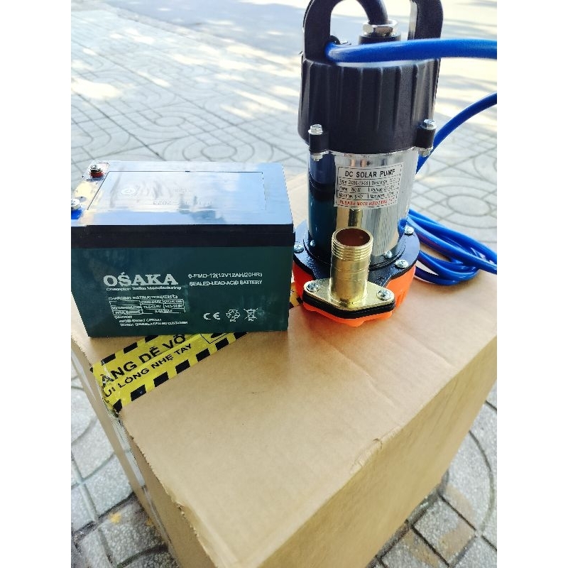 BƠM THẢ CHÌM DC12V 250W CÁNH INOX