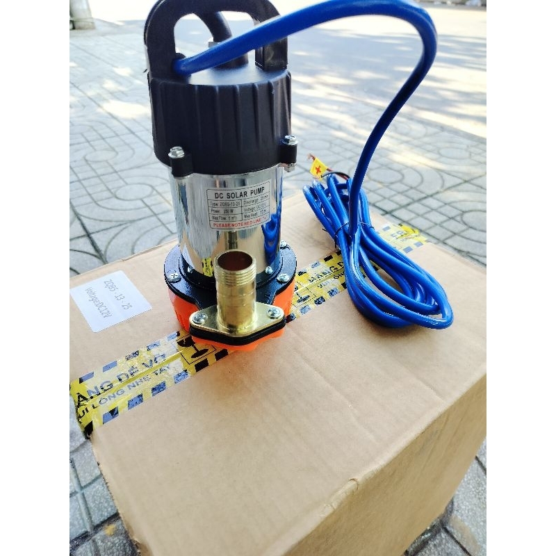 BƠM THẢ CHÌM DC12V 250W CÁNH INOX