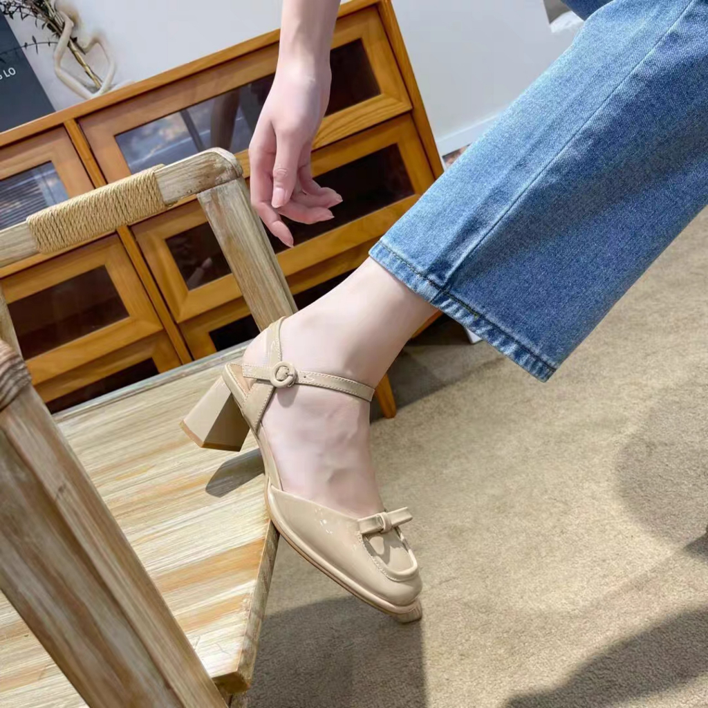 Giày cao gót đế trụ 5cm xinh mã A56