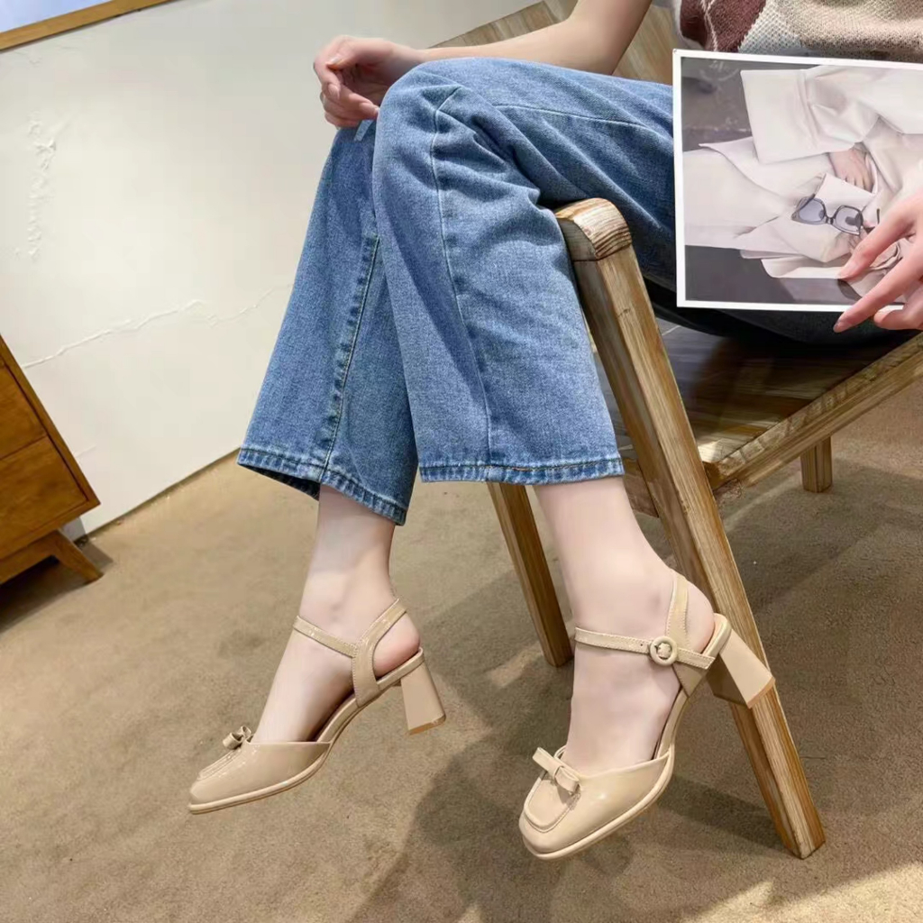 Giày cao gót đế trụ 5cm xinh mã A56