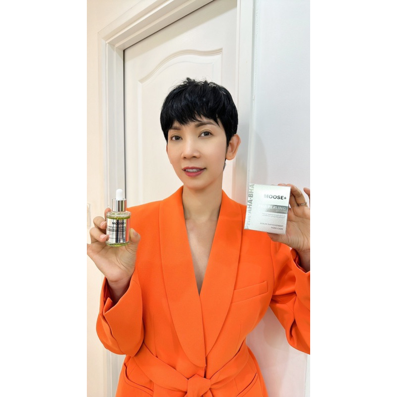 Combo peel da moose + 30ml và serum dưỡng da beta glucan bakuchiol HA B5 Kr.Lab 50ml phục hồi sau peel