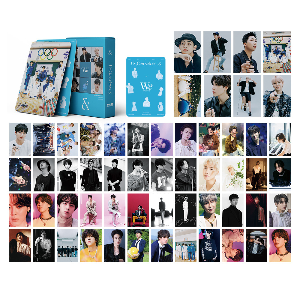 Tổng hợp mẫu 55 lomo card BTS và 7 thành viên 2023