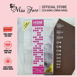 Móng dán chân siêu dẻo HSM- Móng úp chân nhám sẵn loại mềm dẻo mỏng