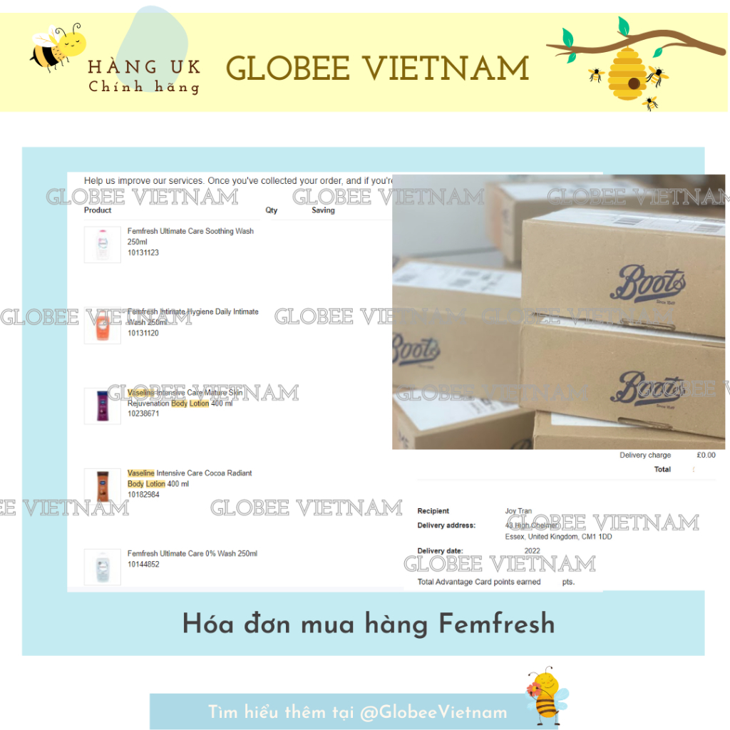 Dung dịch Fem fresh Anh 250ml giúp vùng kín sạch thoáng, thơm mát suốt ngày dài